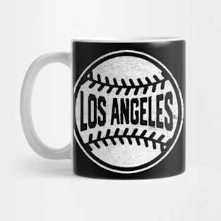 Los angeles baseball city Mug